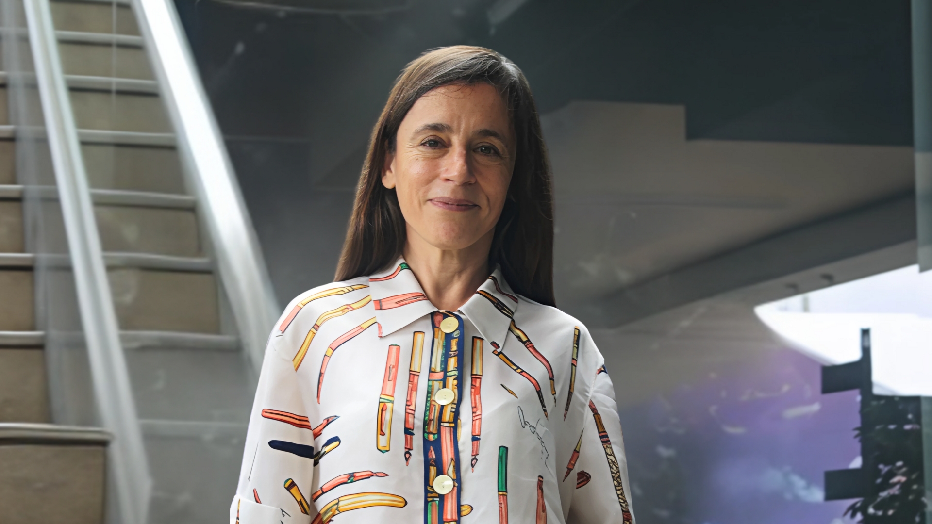 Escritora Maria Barbetta durante la FILBO 2025