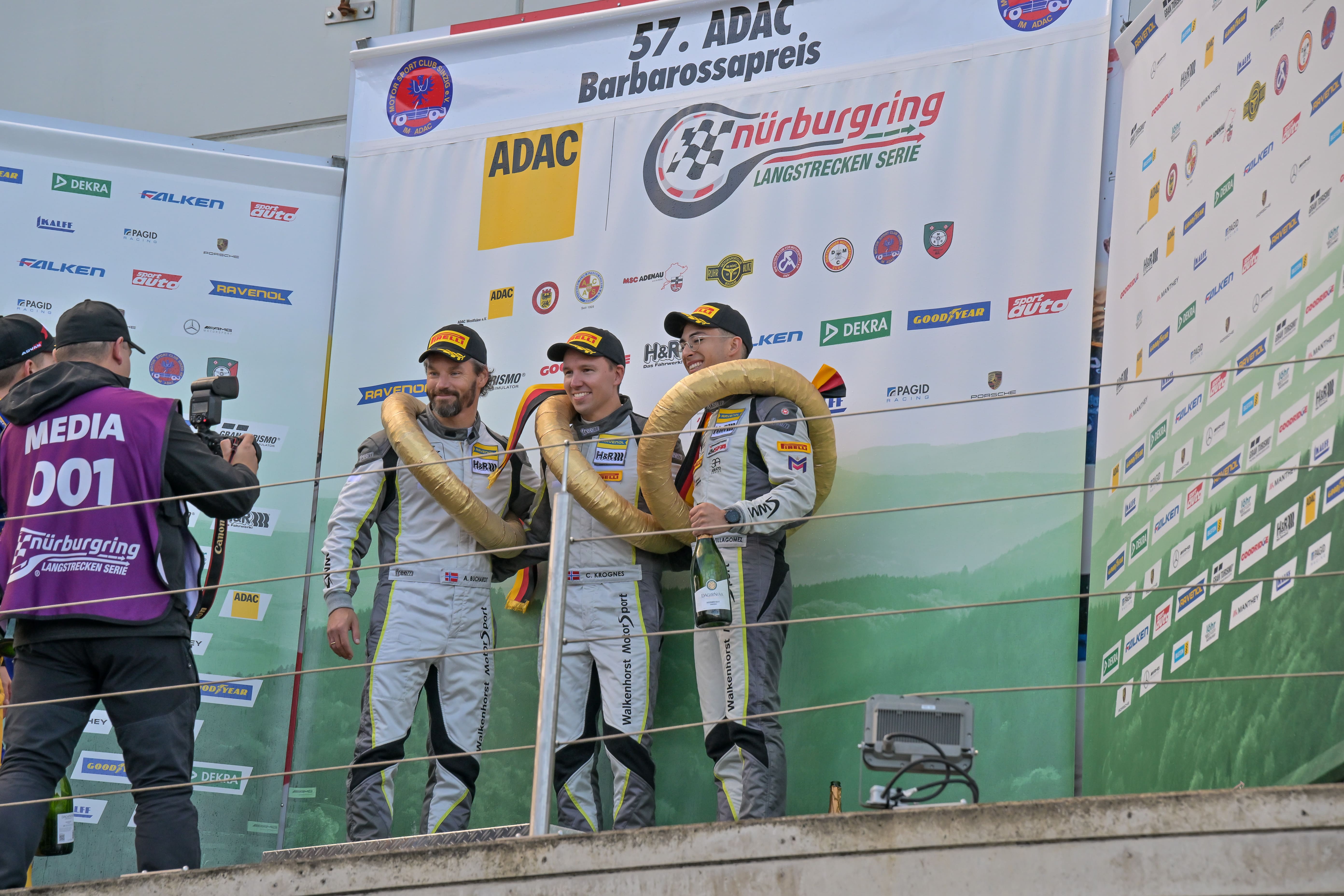 Podio torneo ADAC Barbarossa Preis