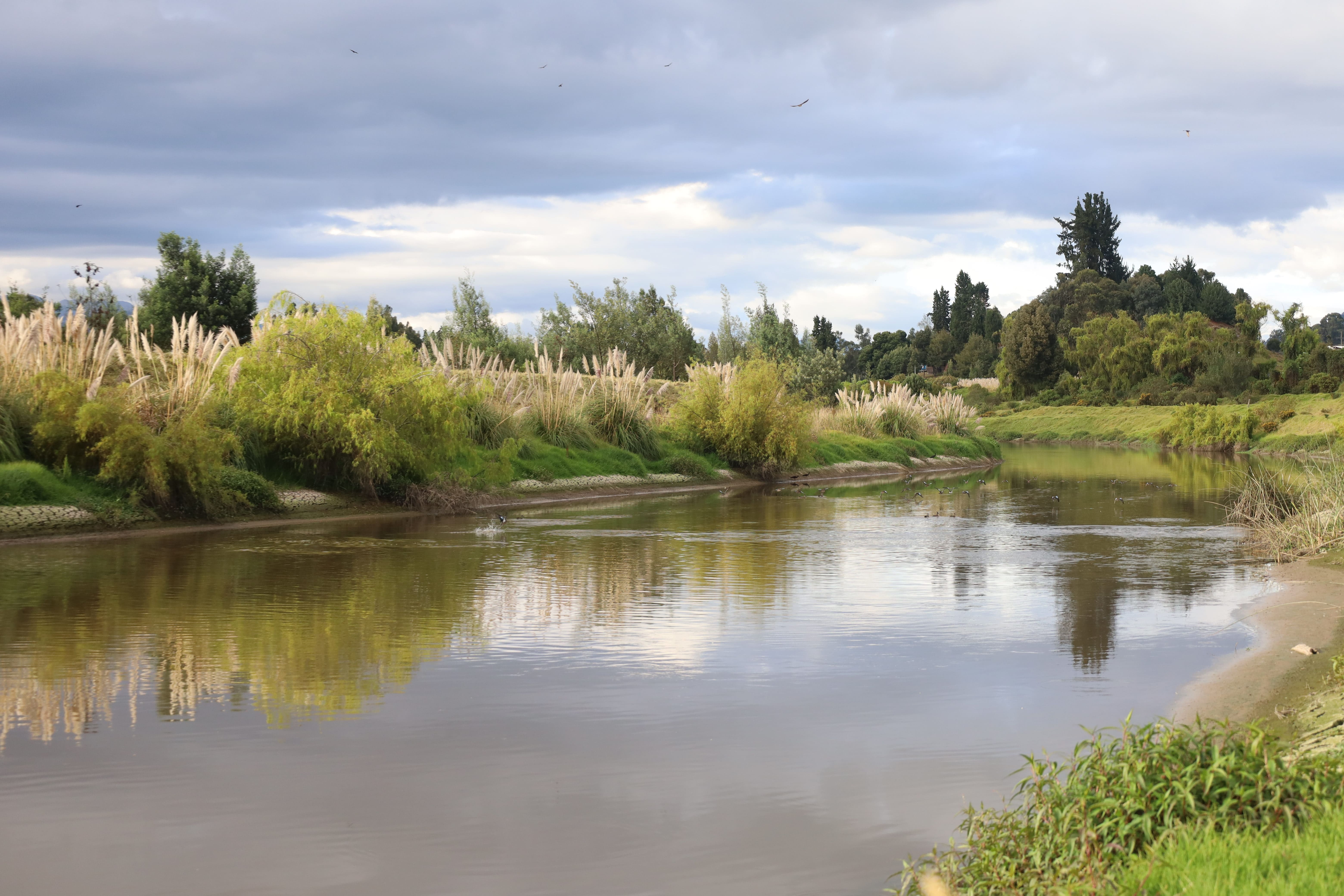 Foto del rio bogotá via chia - cajica