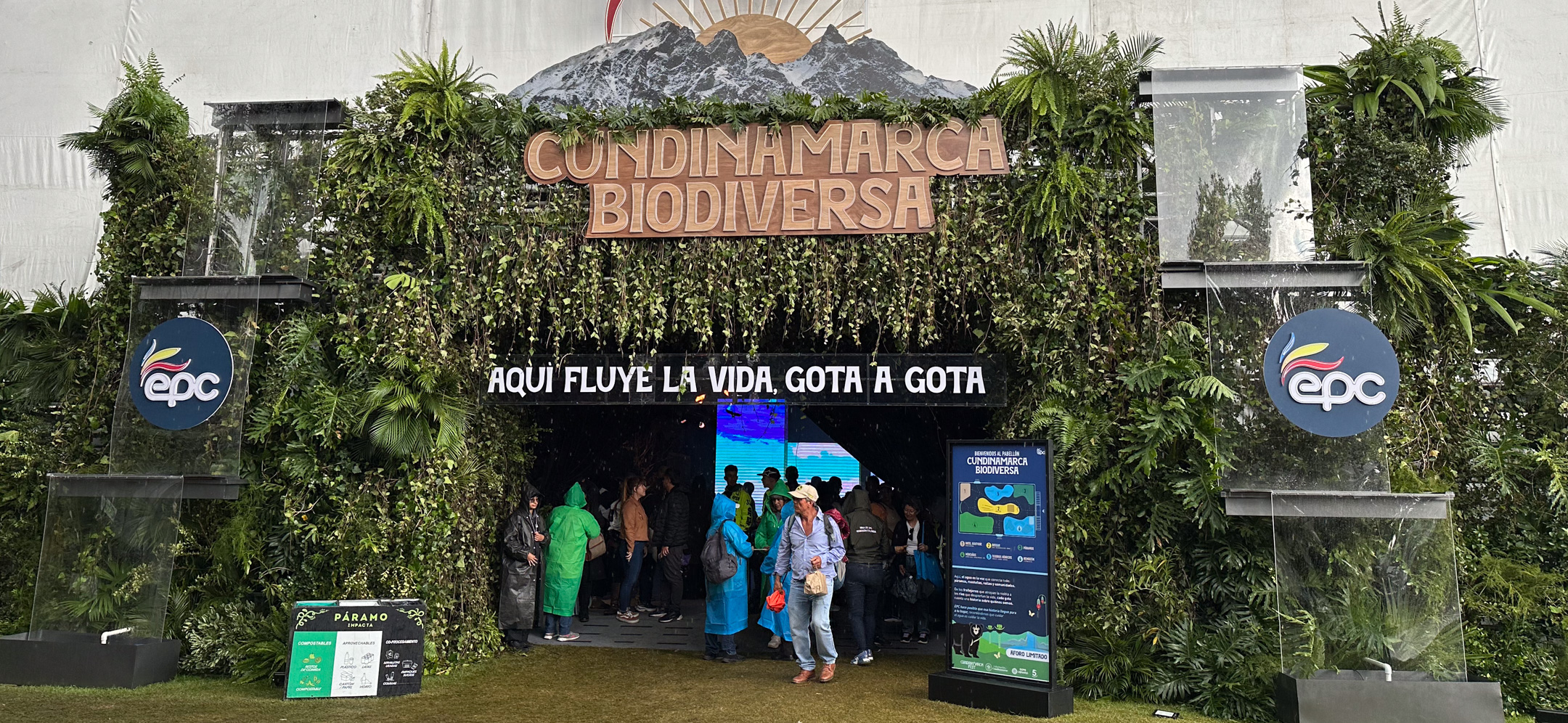 Entrada al Pabellón 'Cundinamarca Biodiversa'