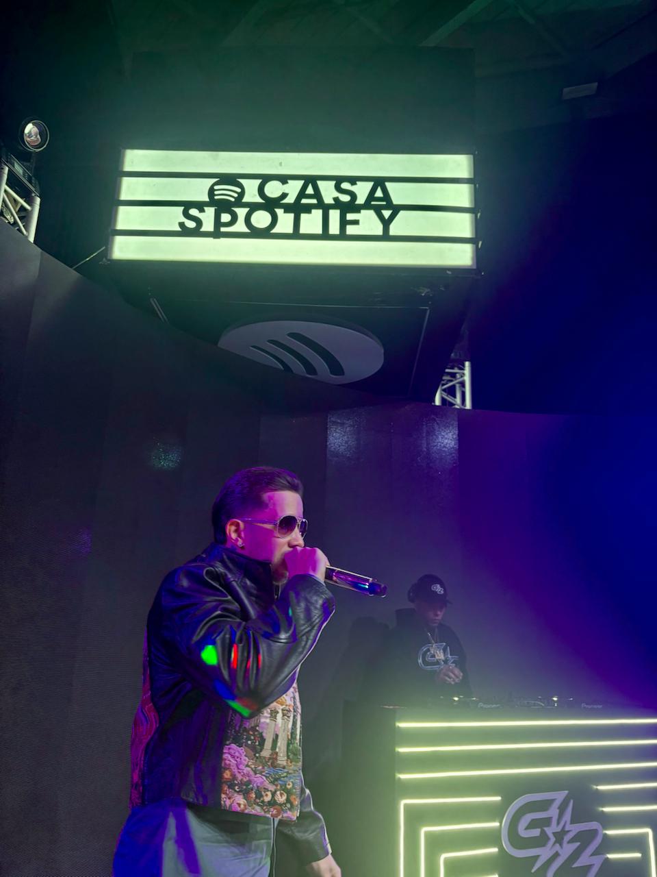 De La Ghetto en en lanzamiento de su EP: Star Light en Casa Spotify.