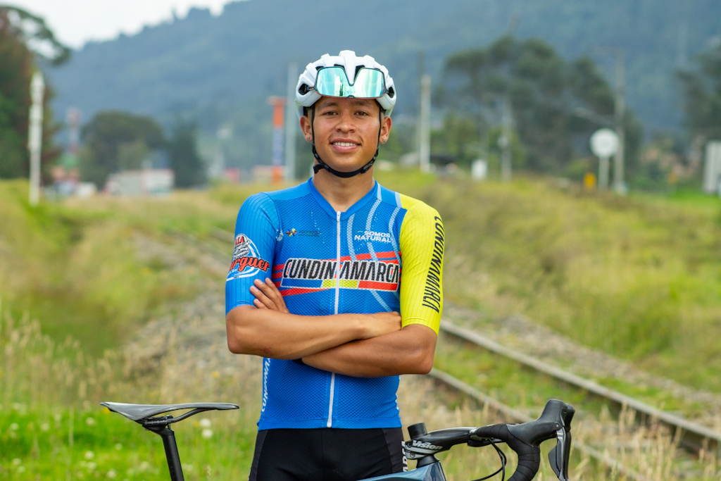 Ciclista Santiago Silva