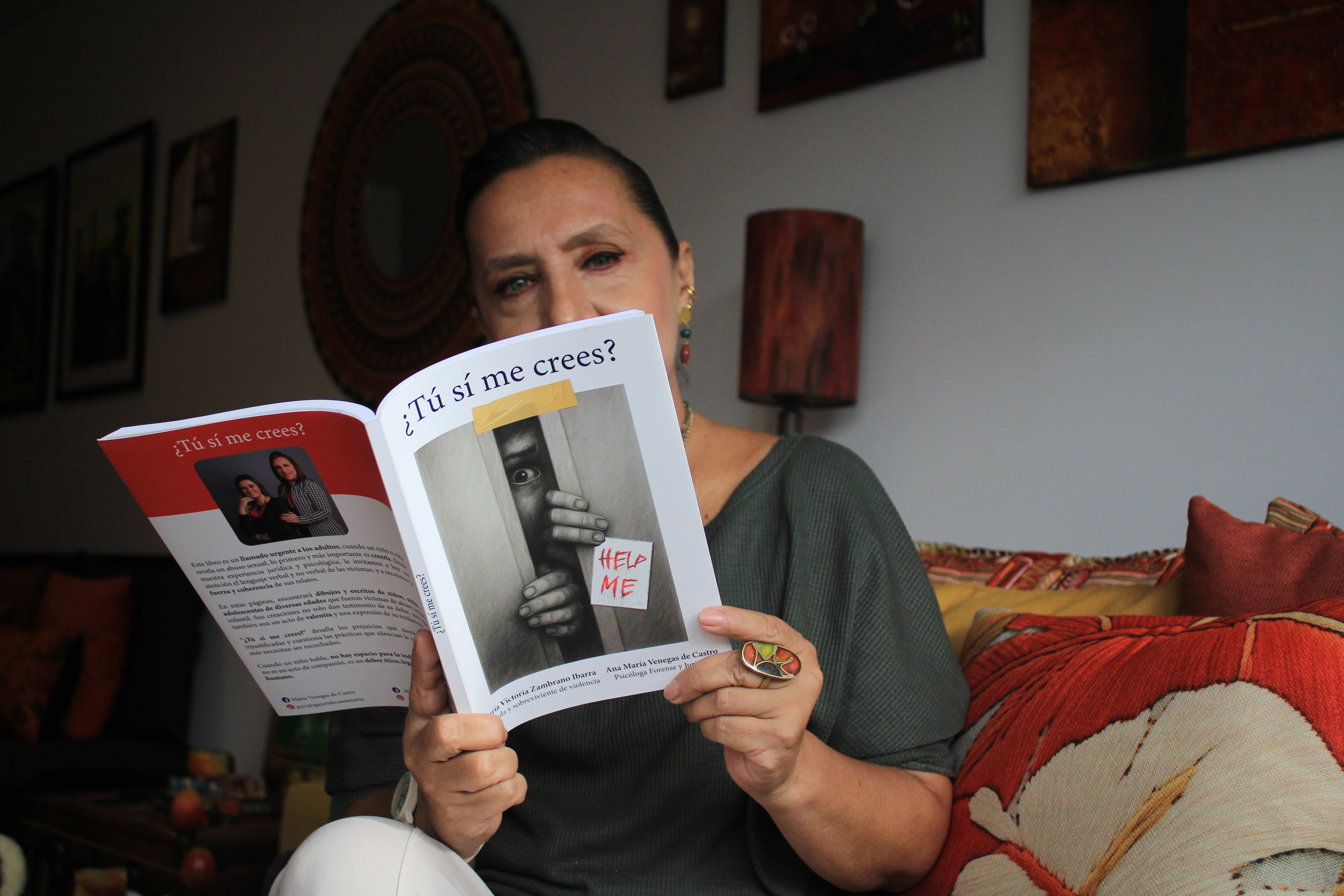 Maria Victoria Zambrano, abogada, escritora y defensora de víctimas de abuso y violencia intrafamiliar