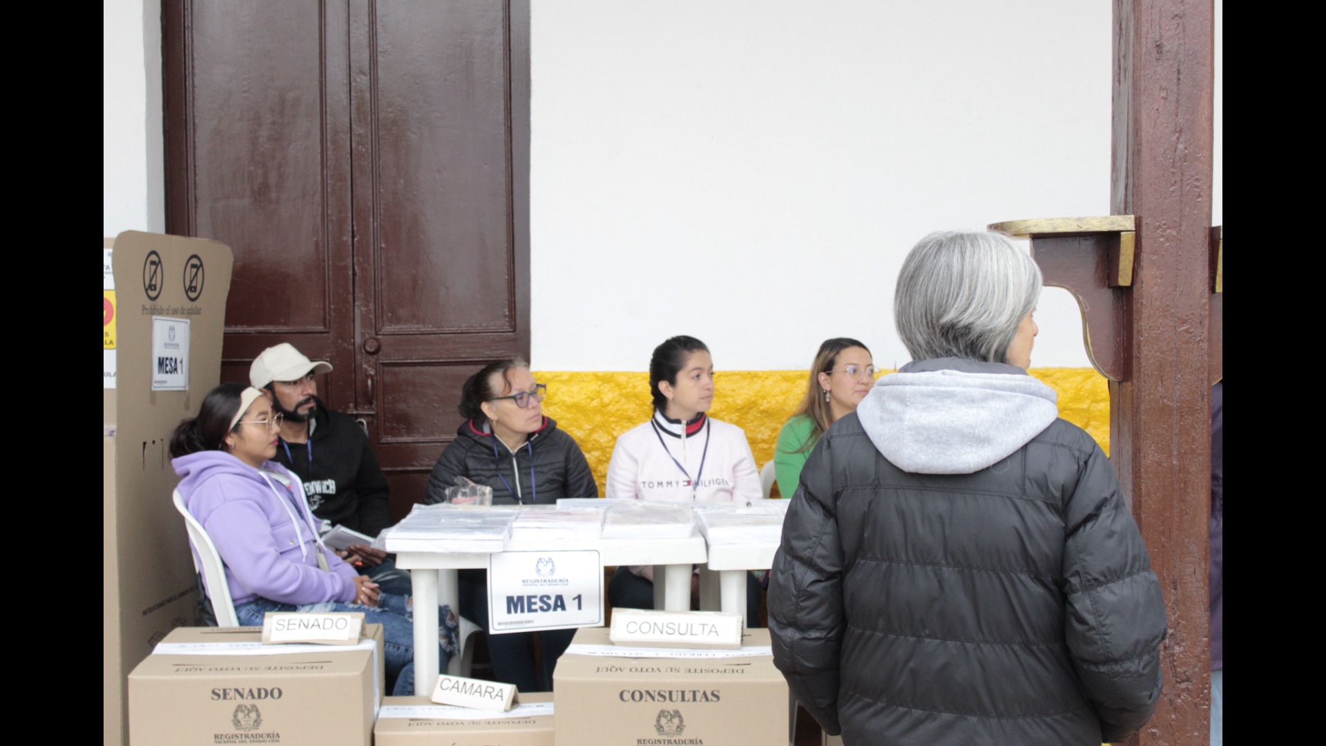 Mesas de votacion en Tabio