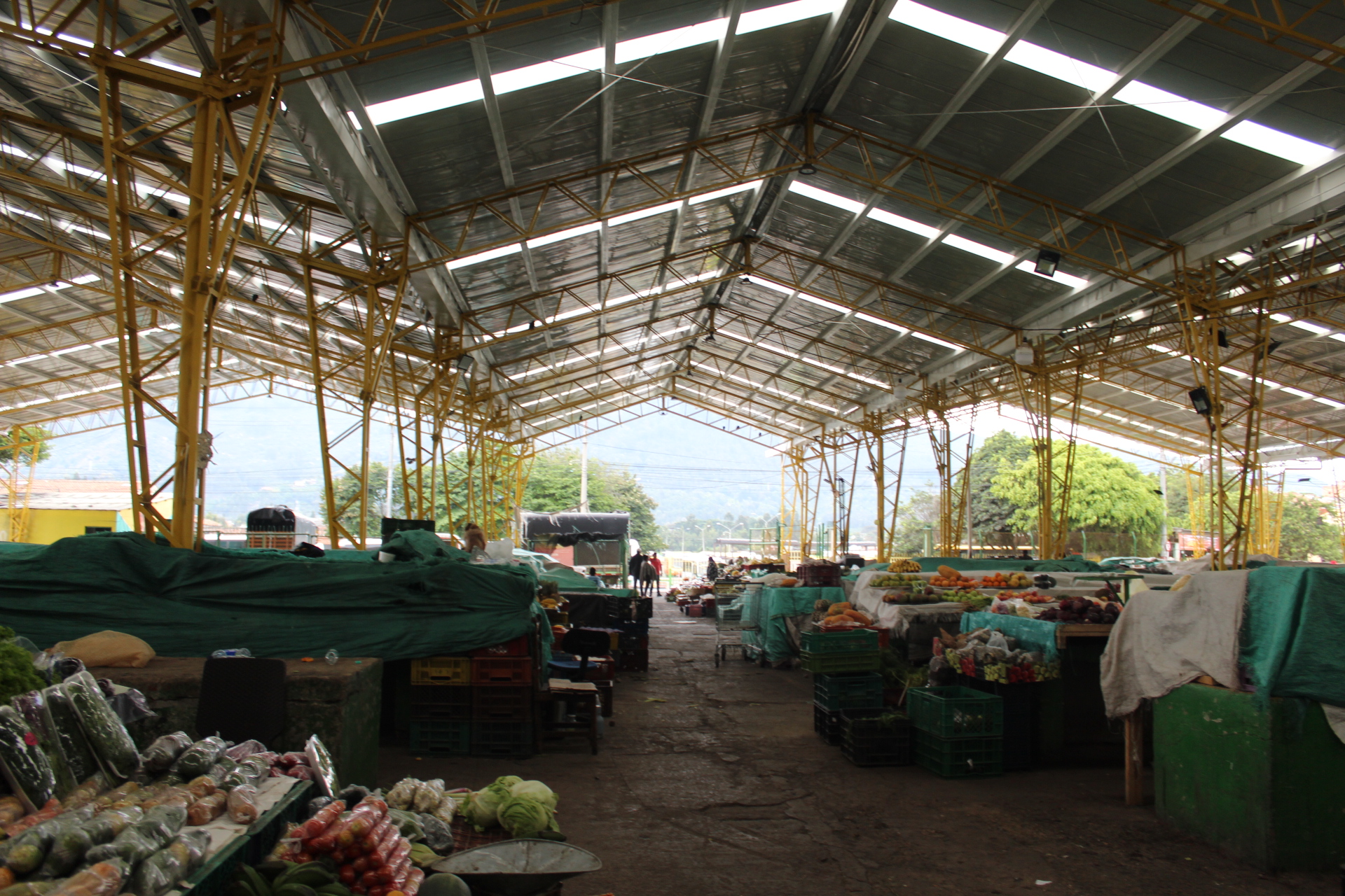 La Plaza de Mercado un día entre semana 