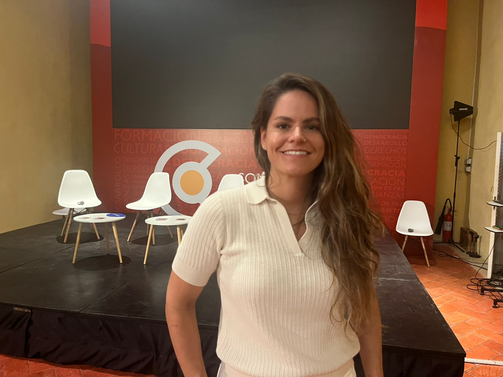 Zosia García en el Festival Internacional de Cine de Cartagena de Indias (FICCI).