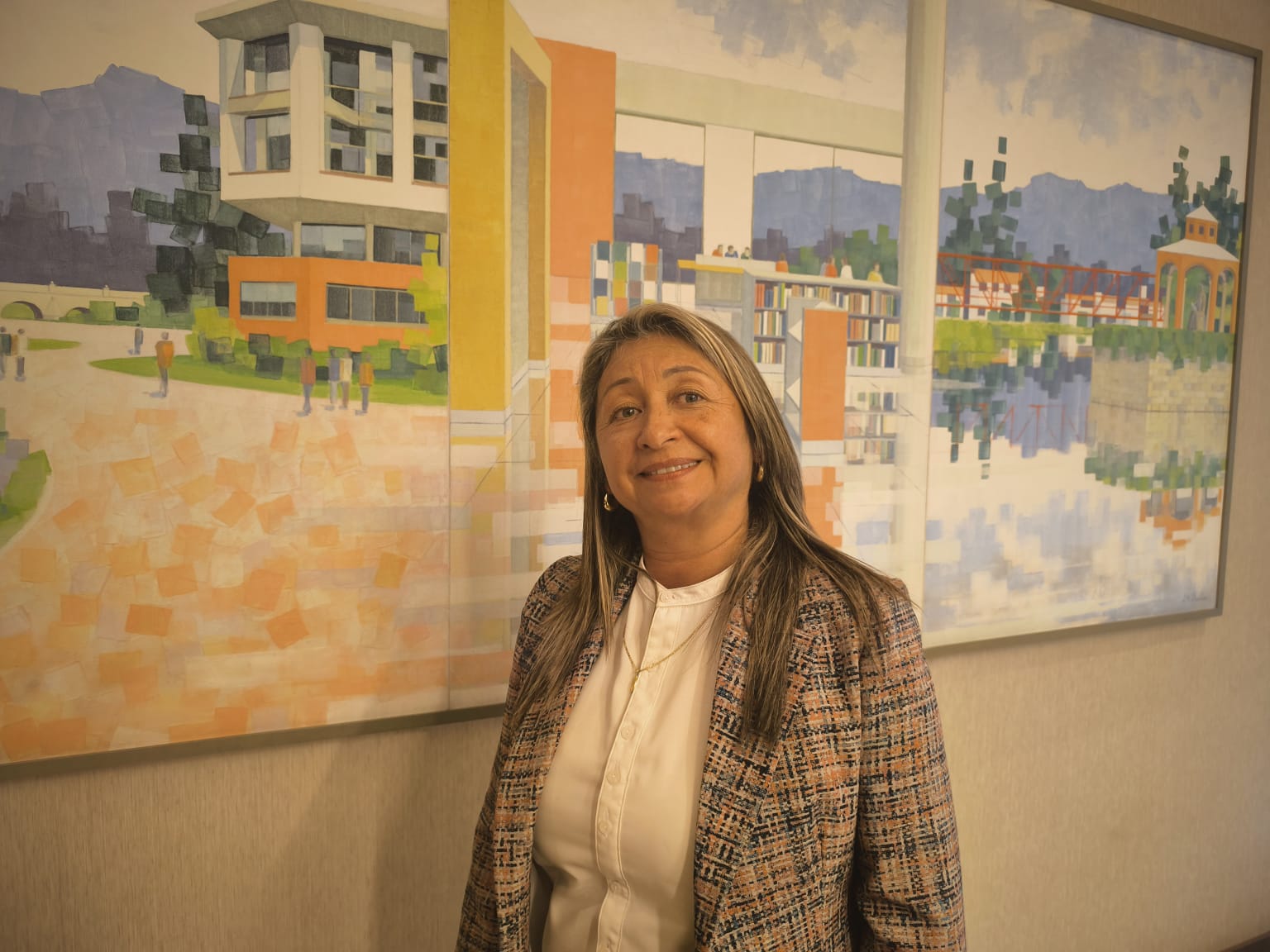 Maria Cecilia Martinez "Ceci" en la Casa de Gobierno de La Universidad de La Sabana