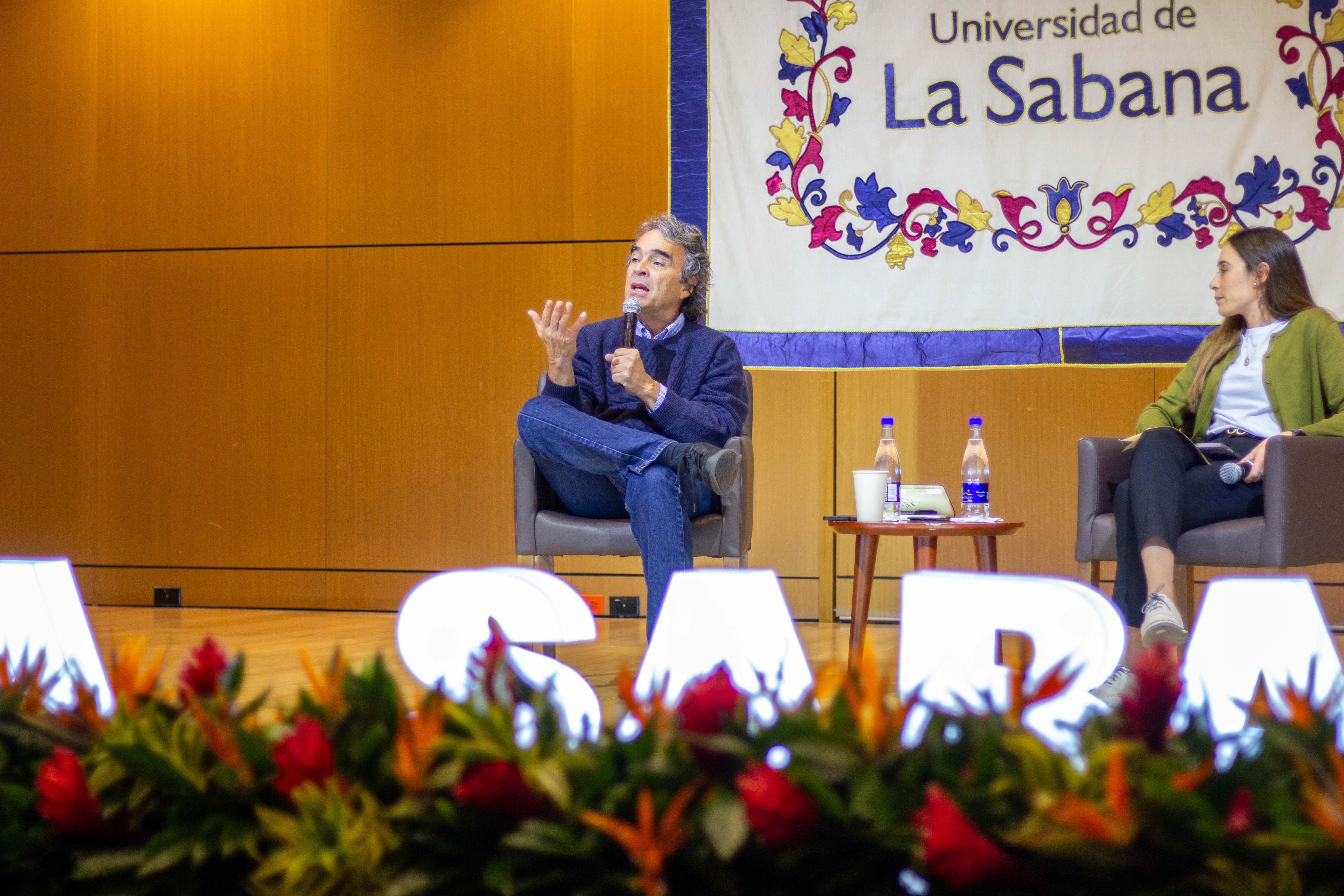 Sergio Fajardo en La Sabana