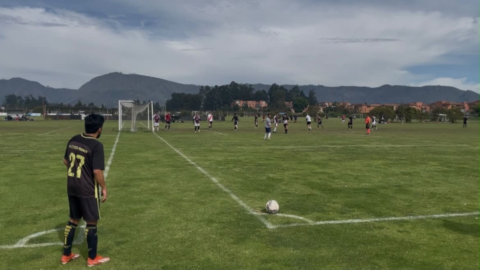 Escenario de fútbol, liga fansport